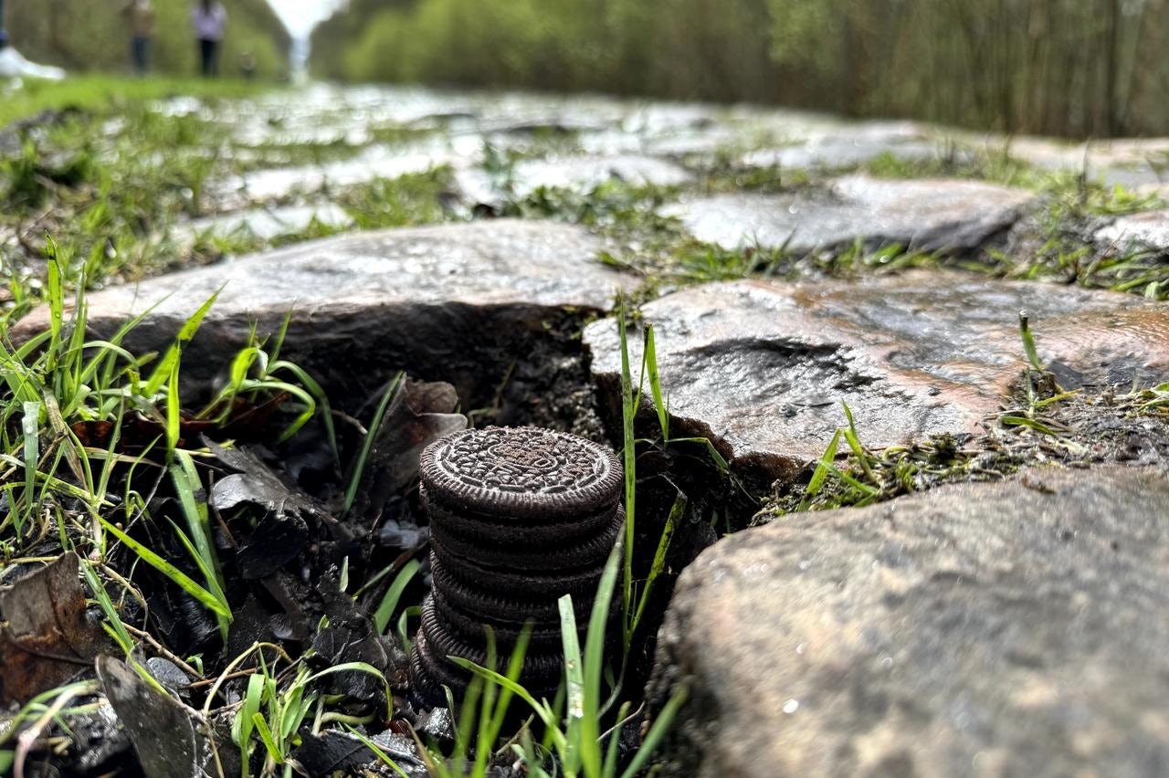 Five Oreos deep soon became the norm for much of the Arenberg's cobbled surface