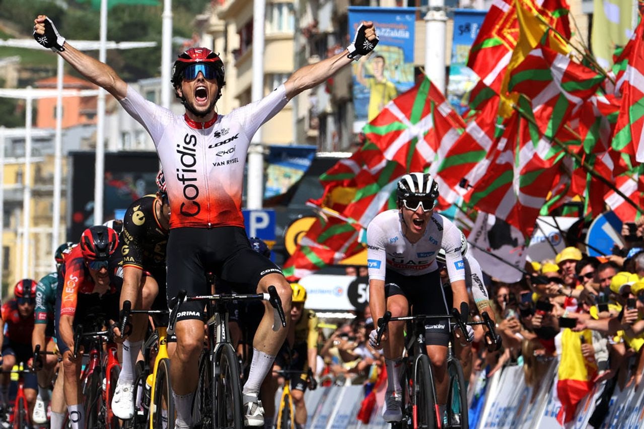 Victor Lafay (Cofidis) wins stage 2 of the Tour de France