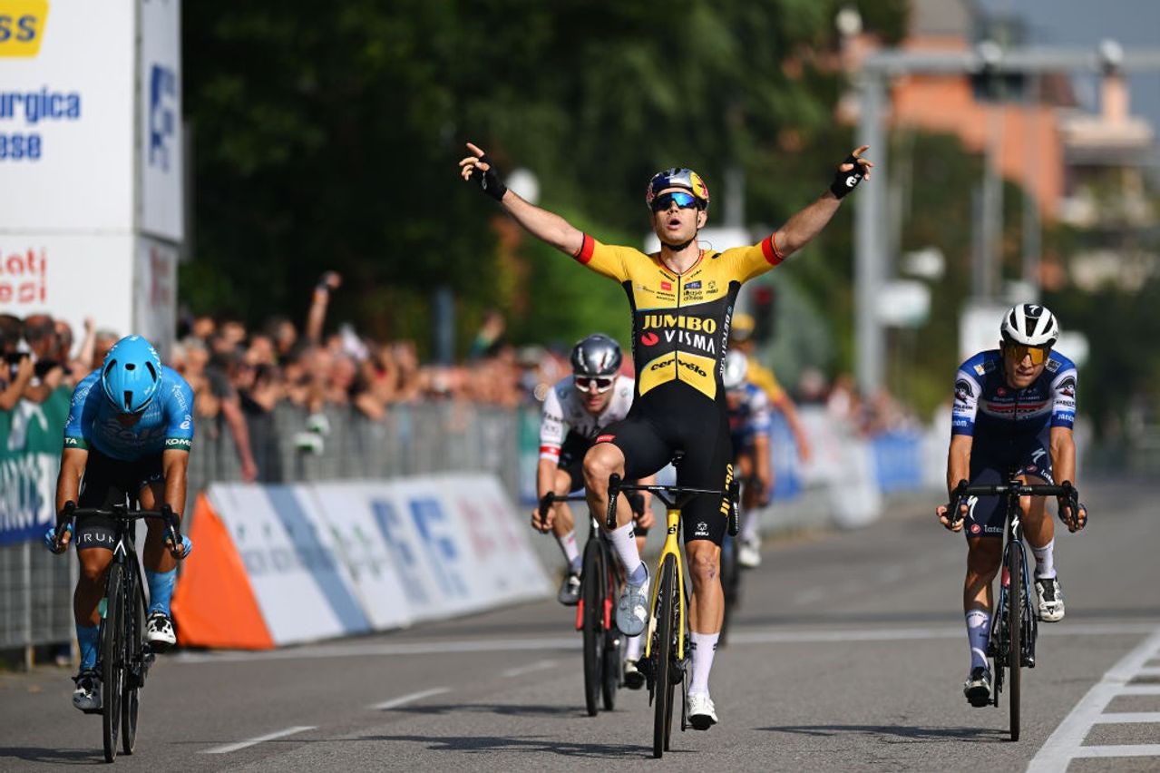 Wout van Art paid tribute to the work of his teammates after the race