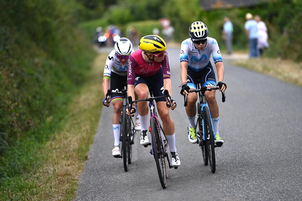 Demi Vollering and Annemiek van Vleuten went toe-to-toe for the first time on stage 4 of the Tour de France Femmes