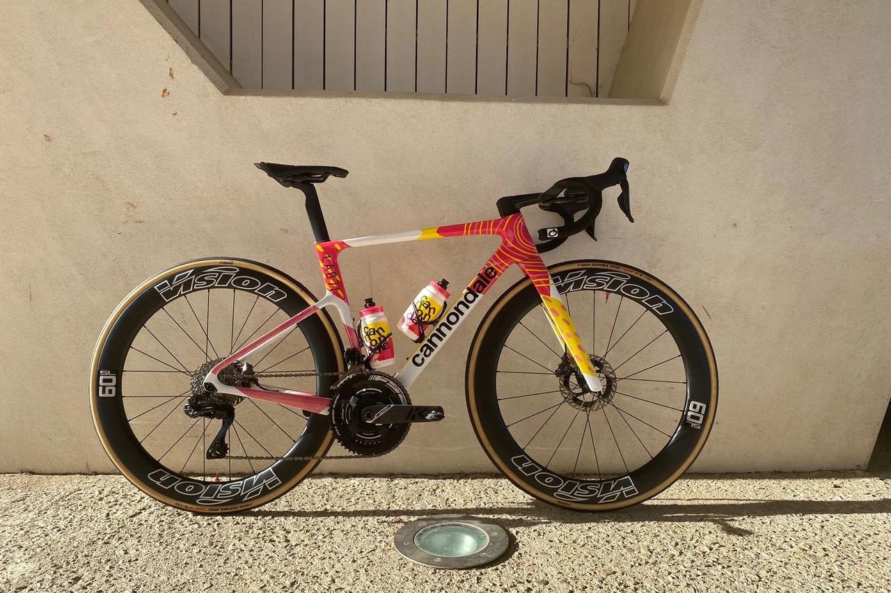 Richard Carapaz will be riding this bike for the 2024 season with team EF Education-Easy Post