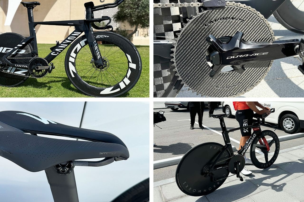 Top tech at at the UAE Tour time trial