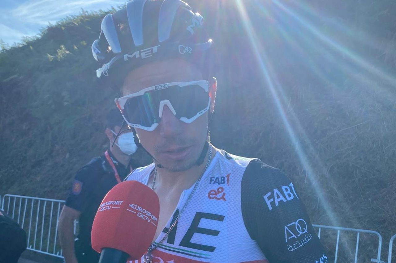 Rui Oliveira (UAE Team Emirates) spoke to GCN after stage 18