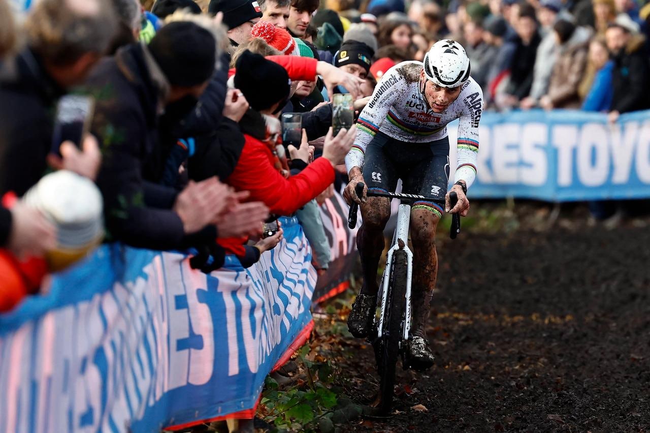 Mathieu van der Poel has been subject to abuse from cyclo-cross fans this winter