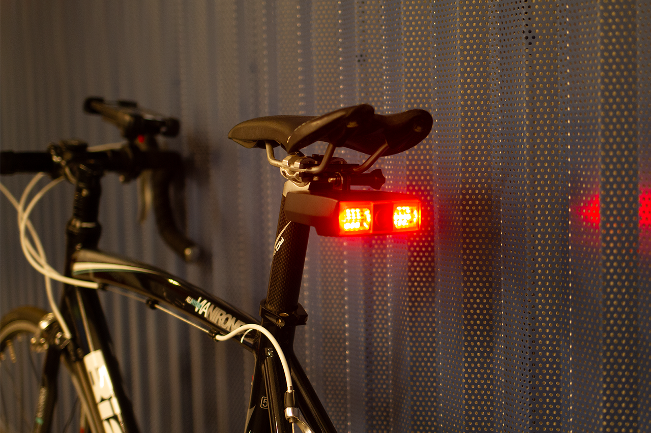 The Copilot bike light aims to improve safety for cyclists
