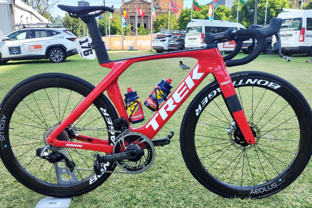 Natnael Tesfatsion's Trek Madone from the Tour Down Under