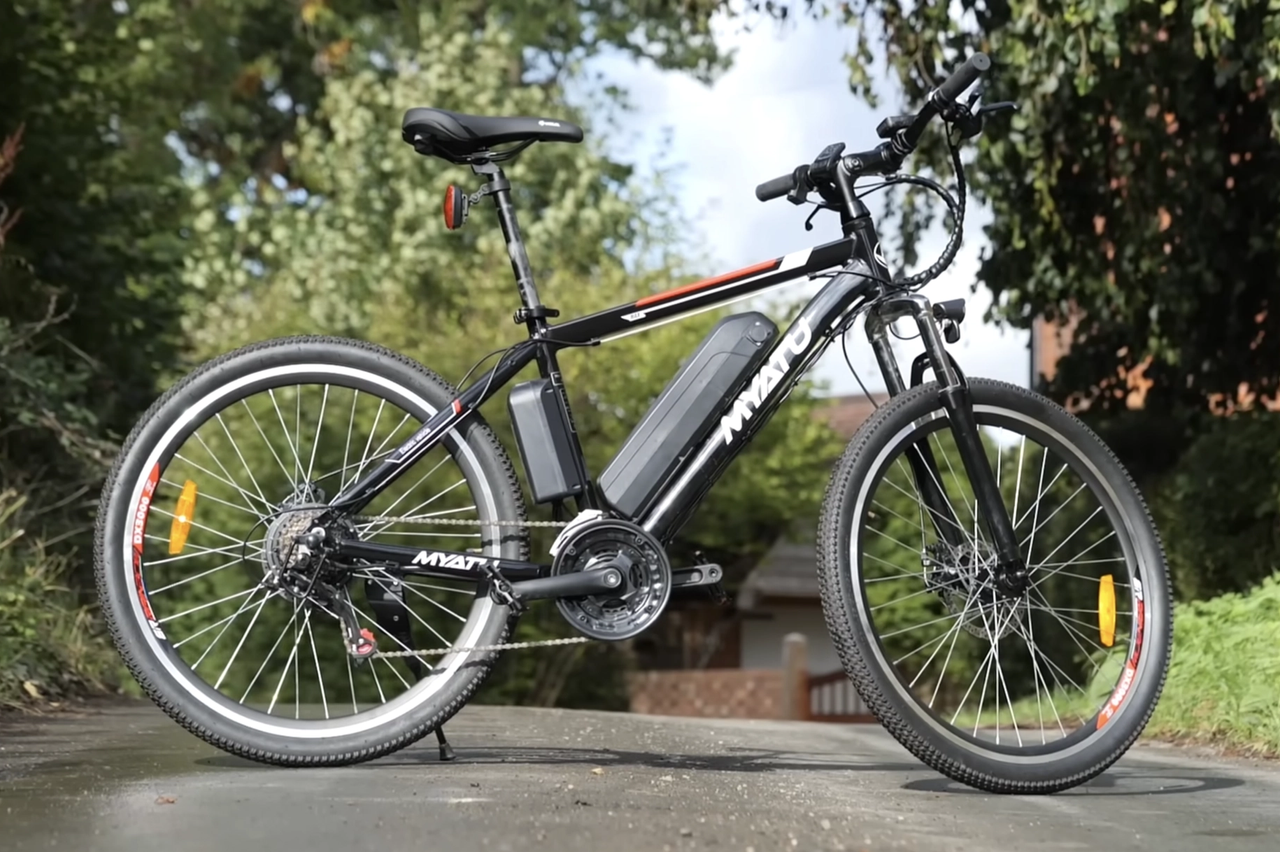 The Myatu e-bike, the cheapest e-bike on Amazon, which GCN recently tested