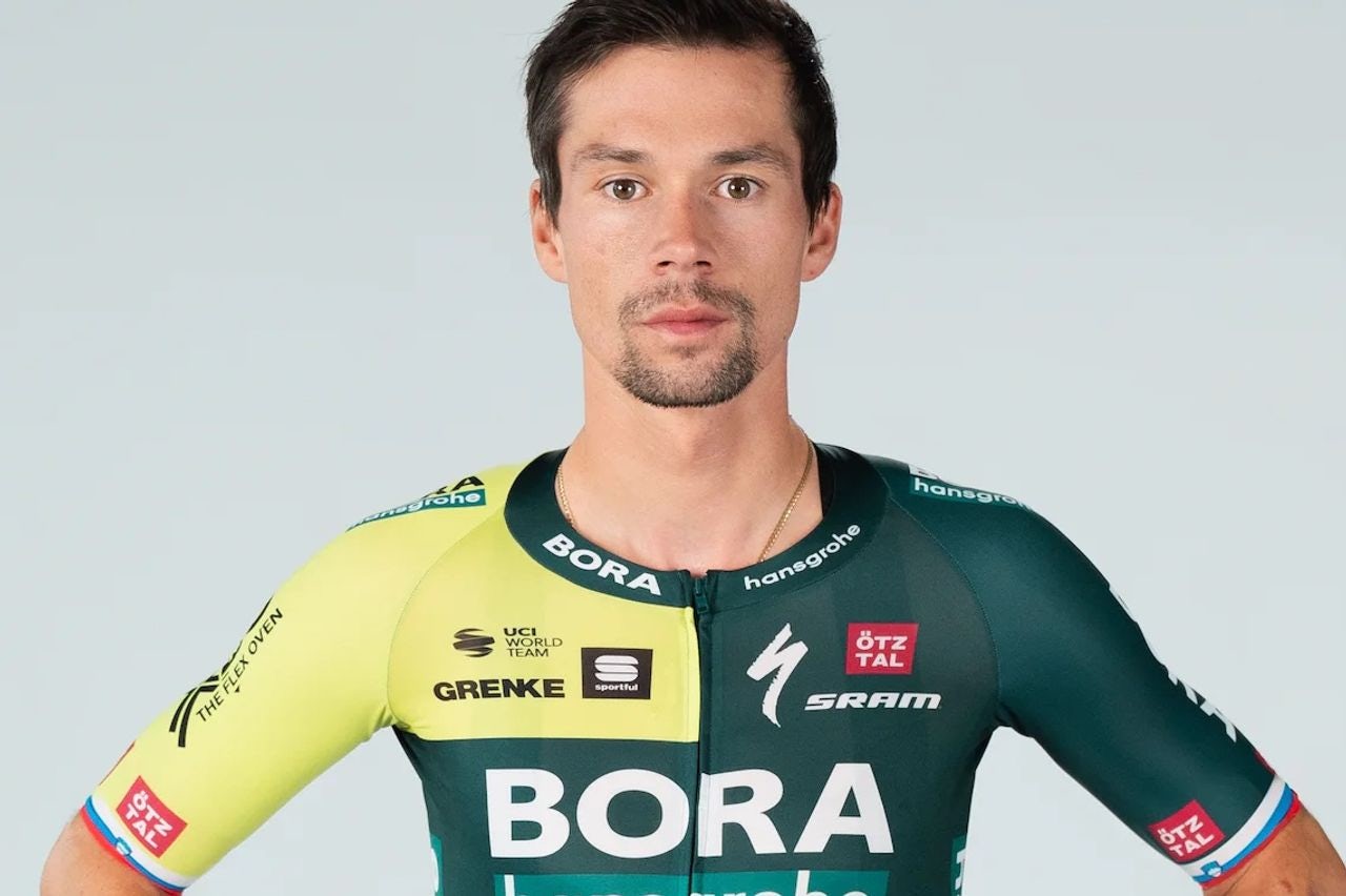 Primož Roglič will wear Bora-Hansgrohe colours at Paris-Nice