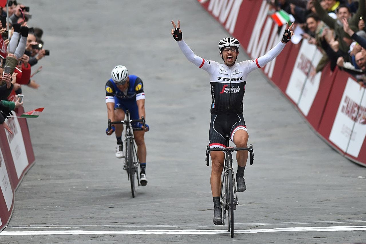 Fabian Cancellara won Strade Bianche three times in his career