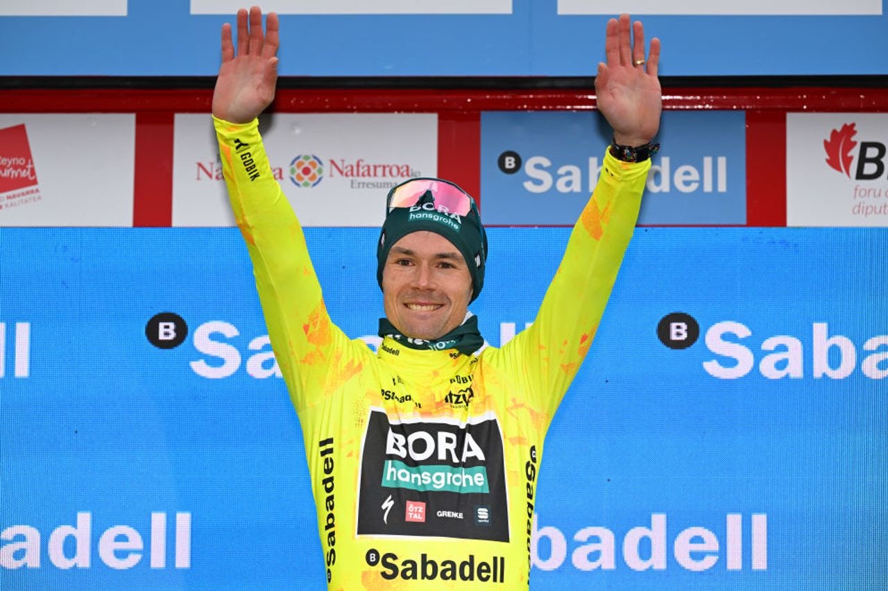 Primož Roglič was leading Itzulia Basque Country until the serious crash on stage 4
