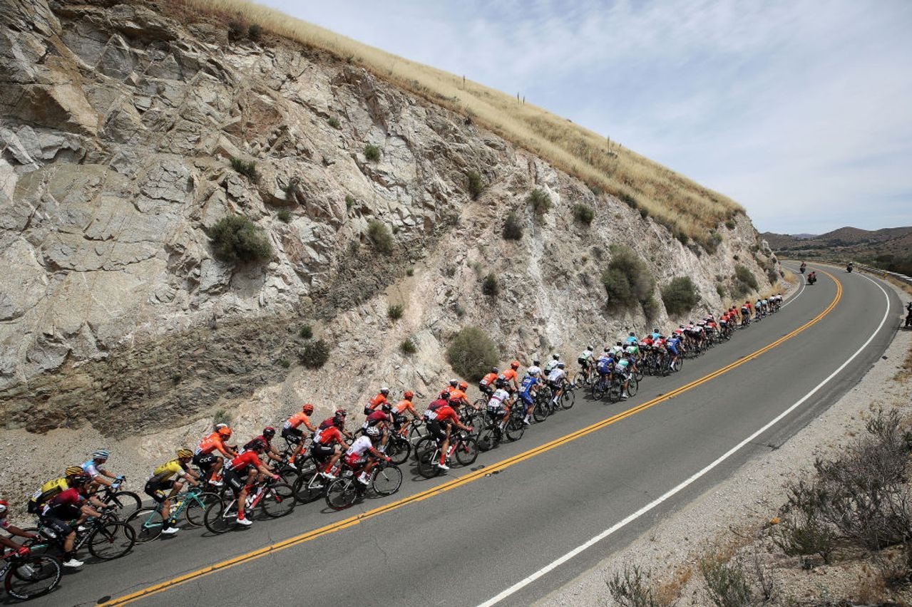 The peloton at the now defunct Tour of California 
