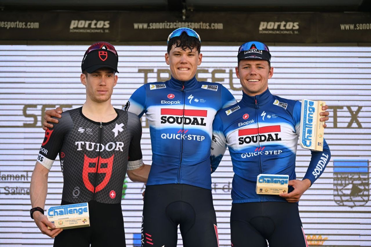 Paul Magnier and Luke Lamperti finished first and third in their first races as WorldTour riders
