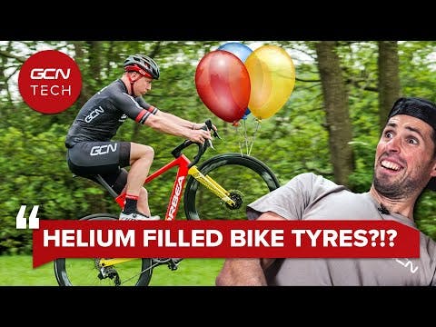 Would Inflating Bike Tyres With Helium Save Watts? | GCN Tech Clinic