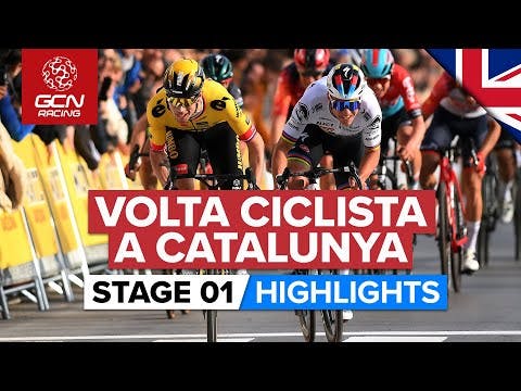 Favourites Clash On Opening Day! | Volta A Catalunya 2023 Highlights - Stage 1