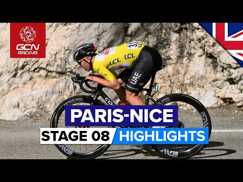 Thrilling Racing Around The Mountains Of Nice! | Paris-Nice 2023 Highlights - Stage 8