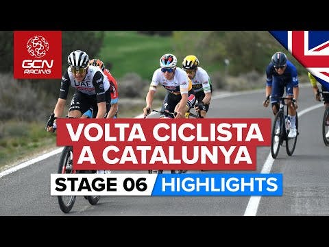 Explosive Racing As GC Favourites Go On The Attack | Volta A Catalunya 2023 Highlights - Stage 6